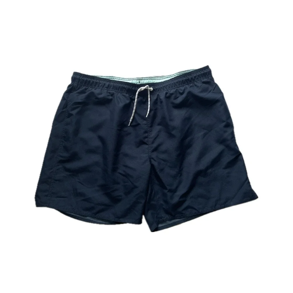 St. John's Bay Men's Swim Trunks Navy‎ Blue Drawstring Pocket Short Size XXL